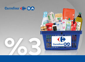 BaroKart’lara CarrefourSA Harcamalarında %3 Nakit İade!