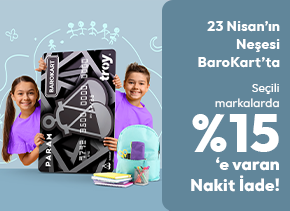 BaroKart’tan Seçili Markalarda %15’e Varan Nakit İade